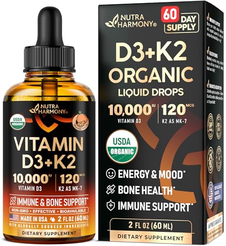NutraHarmony Vitamin D3 K2 Drops