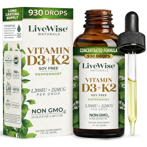 Live Wise Naturals D3 K2 Drops